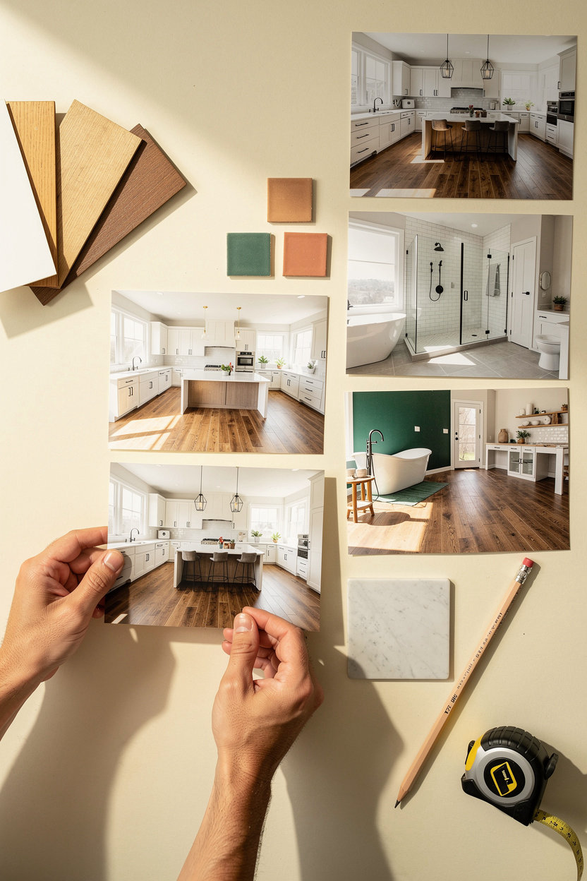 Contractor webstie professional home improvement projects featuring kitchen and bathroom remodeling work
